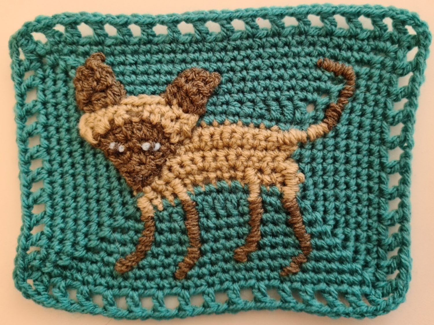 Granny Square - Siamese Cat