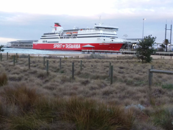 Spirit of Tasmania Docked at Port Melbourne